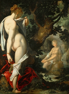 Hermaphroditus und die Nymphe Salmacis by Bartholomeus Spranger