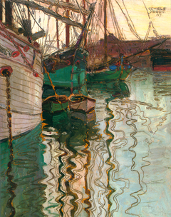 Hafen von Triest by Egon Schiele