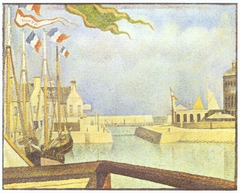 Sunday in Port-en-Bessin by Georges Seurat