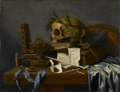 Vanitas Still Life by Hendrick Andriessen