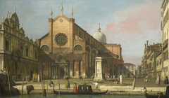 Venice: The Campo SS. Giovanni e Paolo by Canaletto