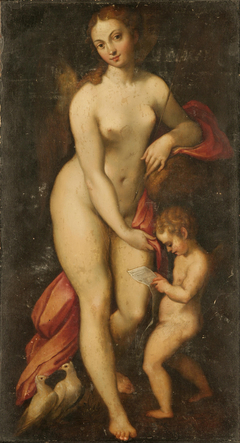 Venus and Cupid by Anonymous