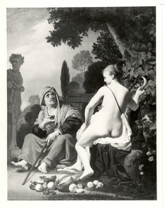 Vertumnus und Pomona by Caesar van Everdingen