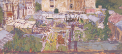 View from the Artist's Studio, Rue de la Pompe by Édouard Vuillard
