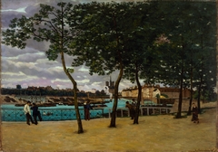 View of the Seine, Paris by Armand Guillaumin