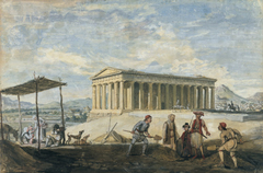 View of the Temple of Theseus by James Stuart