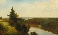 View on the Genesee near Mount Morris by John Frederick Kensett