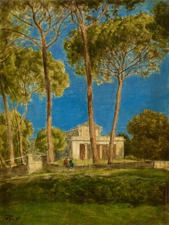 Villa Borghese by Hans Thoma