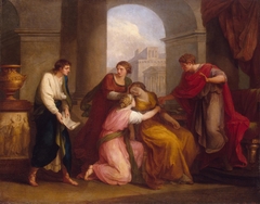 Virgil reading the ''Aeneid'' to Augustus and Octavia by Angelica Kauffman