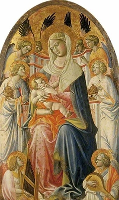 Virgin and Child with angels by Giovanni dal Ponte