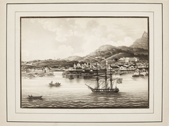 Vista da Cidade de St. Sebastião do Rio de Janeiro tirada da Ilha das Cobras by Karl Albert Planitz