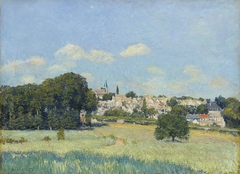 Vue de Marly-le-Roi, effet de soleil by Alfred Sisley