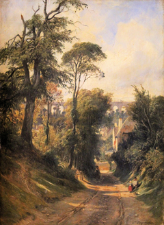 Vue du val fleuri by Camille Roqueplan