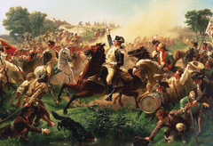 Washington Rallying the Troops at Monmouth by Emanuel Leutze