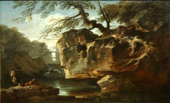 Waterfall by Claude-Joseph Vernet