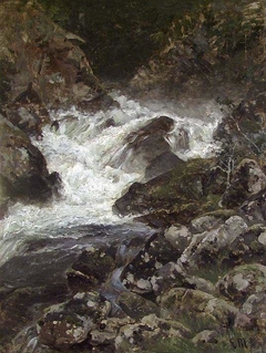 Waterfall by Ludvig Munthe