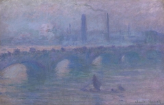 Waterloo Bridge, Morning Fog by Claude Monet