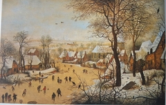 Winter Landscape with Bird Trap by Pieter Breughel the Younger