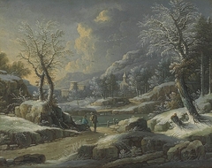 Winterlandschaft by Johann Christoph von Bemmel