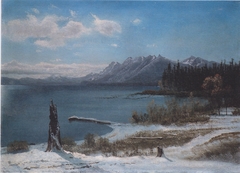 Wintertime Lake Tahoe by Albert Bierstadt