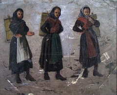 Women carrying Milk Tubs by Frederik Collett