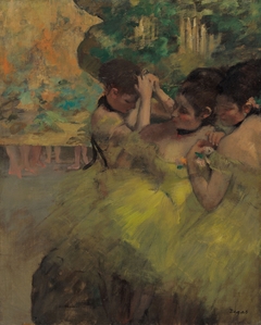 Yellow Dancers (In the Wings) by Edgar Degas