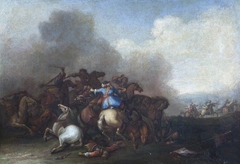 A Battle Scene by Anonymous