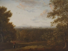 A Distant View of Windsor from a Wood by Edmund Bristow