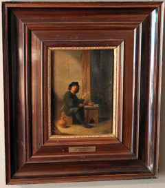 A man smoking his pipe by David Teniers the Younger