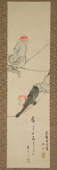 A Mibu Kyōgen Play by Sakaki Hyakusen