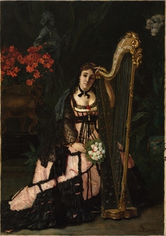 A Musician by Alfred Stevens