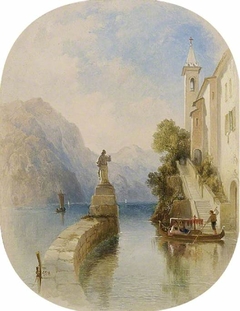 A View in the Italian Lakes by George Edwards Hering