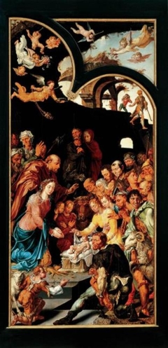 Adoration of the Shepherds by Maarten van Heemskerck