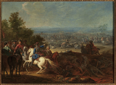 After the battle by Adam Frans van der Meulen