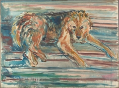 Airdale Terrier by Edvard Munch