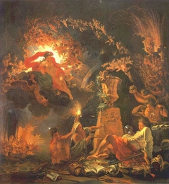 Allegorical Scene by Domenicus van Wijnen