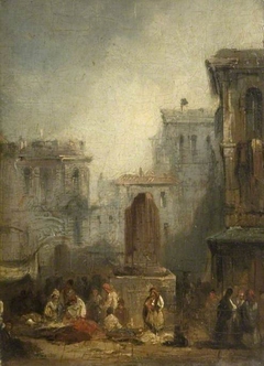 An Italian Town by Richard Parkes Bonington