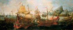 Attack on Spanish Treasure Galleys by Hendrick Cornelisz Vroom