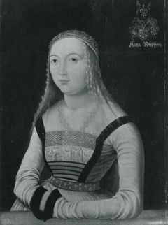 Bildnis der Anna Beuscherin (Ende 16 Jh.) by Anonymous