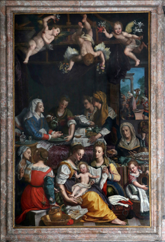 Birth of the Virgin by Alessandro Allori