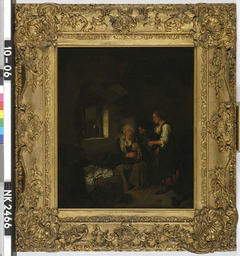 Boereninterieur by Cornelis Pietersz Bega