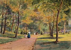 Bois de Boulogne by Alexey Bogolyubov