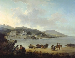 Briton Ferry, Glamorgan by Julius Caesar Ibbetson