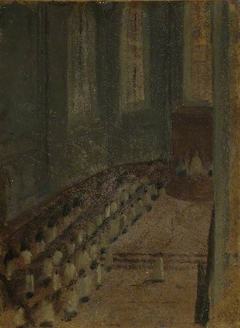 Cérémonie d'ordination dans la Cathédrale de Lyon by Edgar Degas