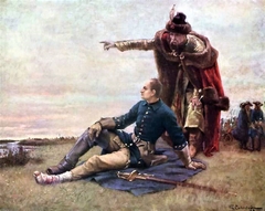 Charles XII of Sweden and Ivan Mazepa after The Battle of Poltava by Gustaf Cederström