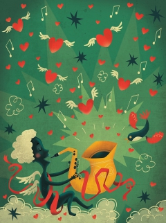 Cherub Sax - Cupid by Steve Simpson