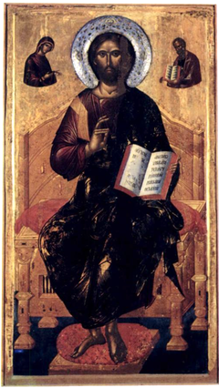 Christ Enthroned (Ritzos) by Andreas Ritzos