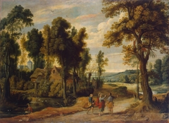 Christ on the Road to Emmaus by Jan Wildens