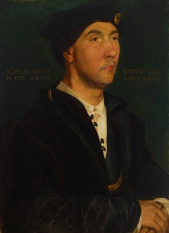 Copy of Holbein's painting Sir Richard Southwell by Helene Schjerfbeck