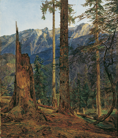 Das Höllengebirge bei Ischl by Ferdinand Georg Waldmüller